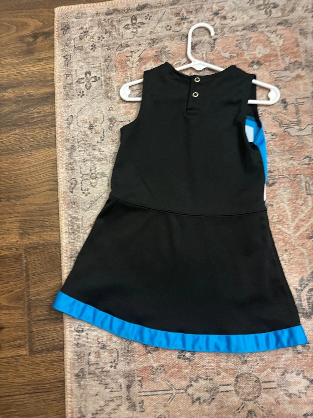 Carolina Panthers Cheer Dress - Black, Blue & White